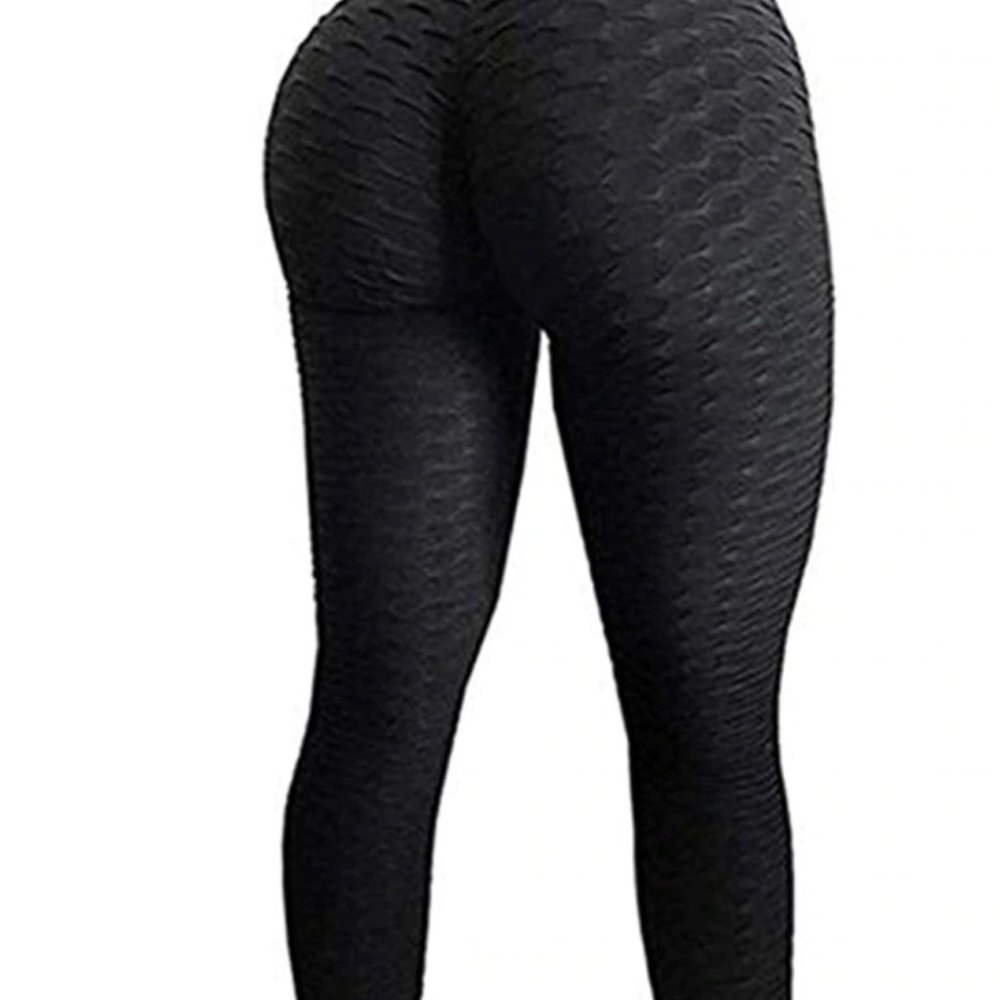 NTW Anticellulite Fitness Leggings Pants. Black - Picture 7 of 14